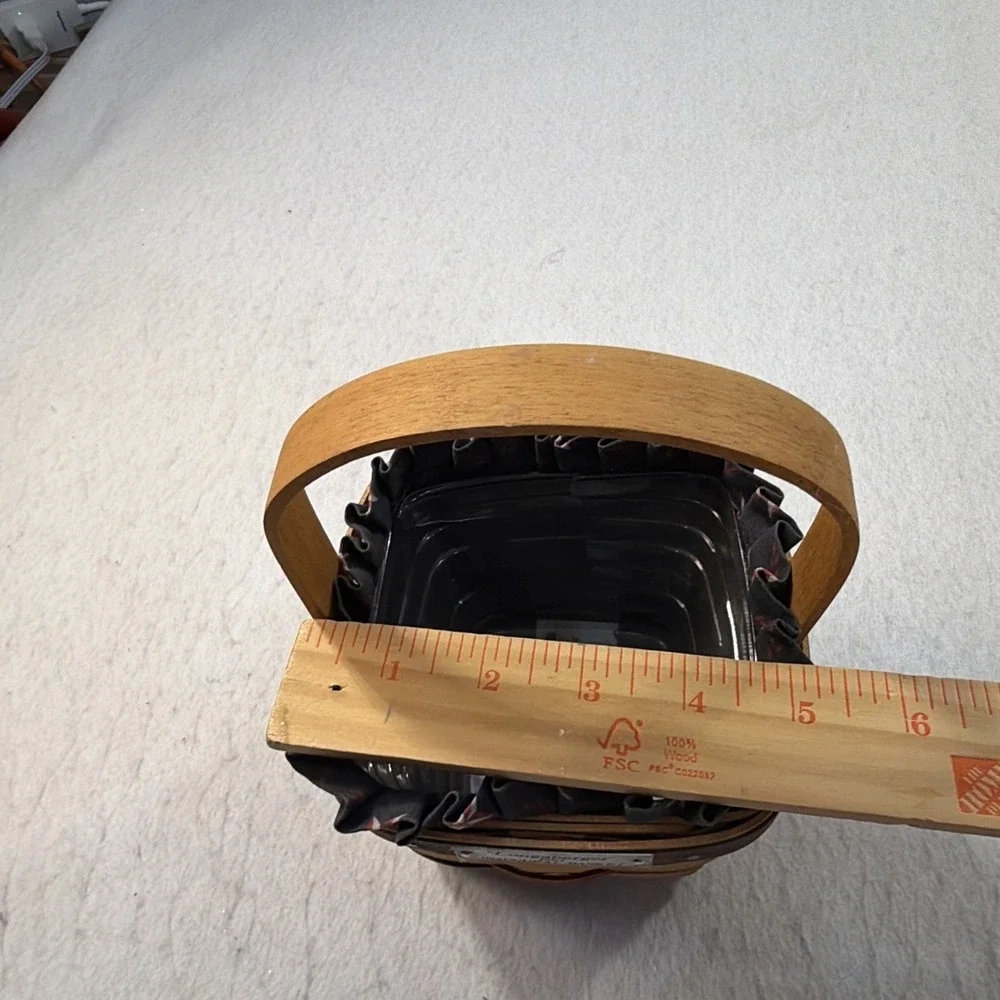 Longaberger 1993 Inaugural Basket with Liner and Protector